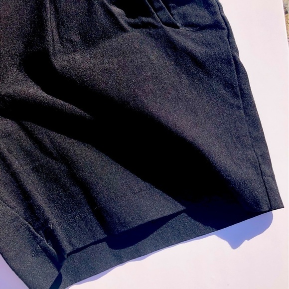 Black High Waisted Mini Shorts - Picture 7 of 9